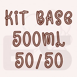 Kit 500ml base per sigaretta elettronica 50/50 con o senza nicotina