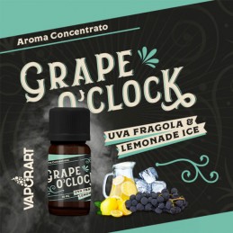 Aroma 10ml Vaporart Grape O'Clock - Premium Blend - Uva Fragola & Lemonade Ice